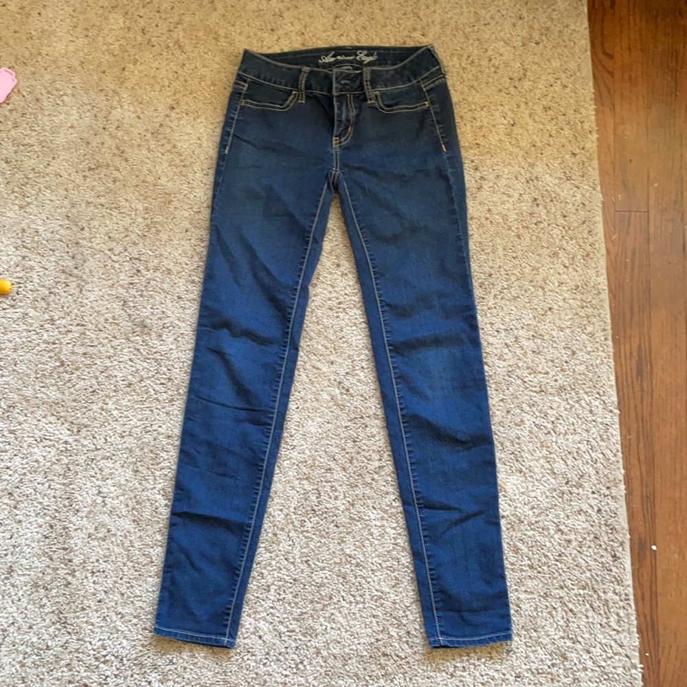 American Eagle stretch, jeggings, size 00.